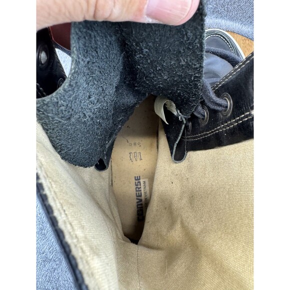 Converse All Star Shoes Mens Size 11 High Top Moc Toe Leather Boots 125649C - Picture 9 of 11